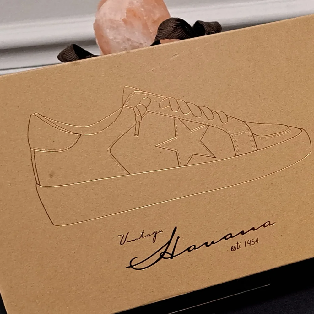 Vintage Havana White and Silver Sneakers Like New - Picture 14 of 17